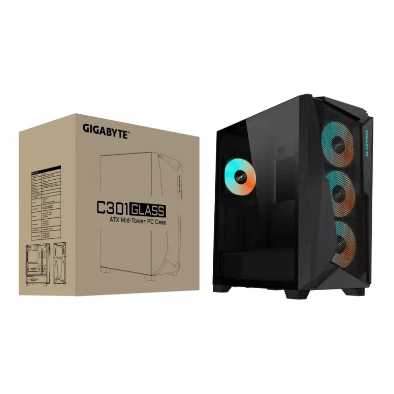 GIGABYTE C301 GLASS Midi Tower Must