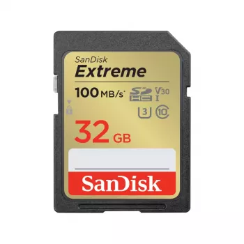 WESTERN DIGITAL Extreme 32 GB SDHC-mälukaart kuni 100 MB/s UHS-I klass 10 U3 V30