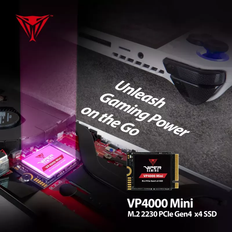 SSD-ketas Patriot Memory 1 TB M.2 PCI Express 4.0 NVMe VP4000 Mini