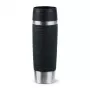 EMSA Travel Mug Waves Grande 500 ml Must, Roostevaba teras