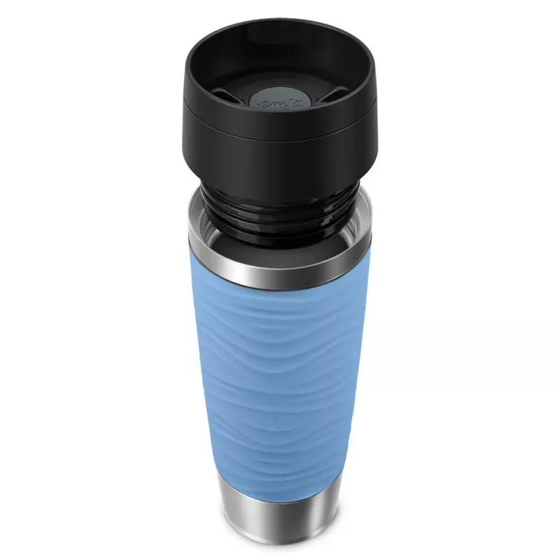 EMSA Travel Mug Waves Grande 500 ml Sinine, Roostevaba teras