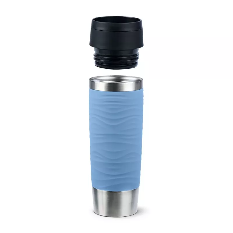EMSA Travel Mug Waves Grande 500 ml Sinine, Roostevaba teras
