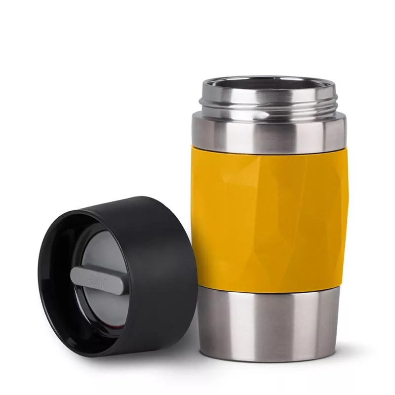 EMSA Travel Mug Compact 300 ml roostevaba teras, kollane