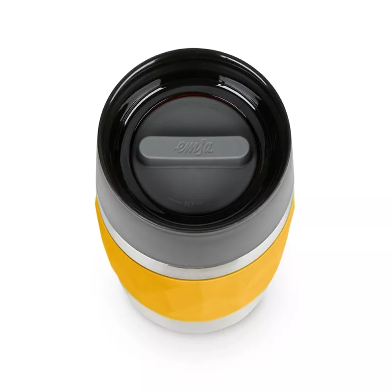 EMSA Travel Mug Compact 300 ml roostevaba teras, kollane