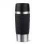 EMSA Travel Mug Waves 360 ml must roostevabast terasest reisikruus