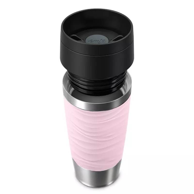 EMSA Travel Mug Waves 360 ml roosa roostevabast terasest reisikruus