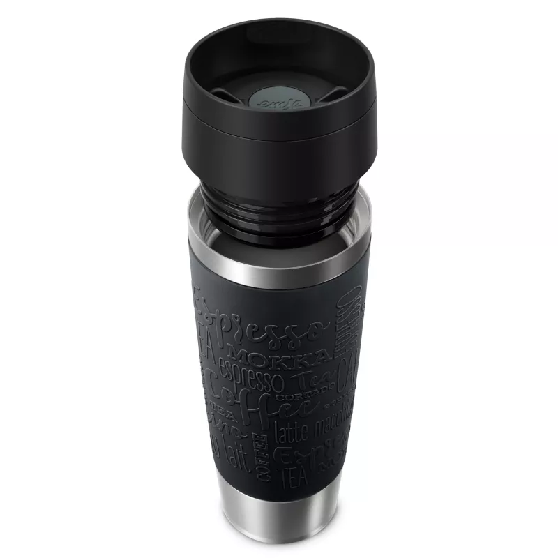 EMSA Travel Mug Classic N2022000 reisikruus 500 ml must, roostevaba teras roostevaba teras