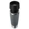 Reisikruus EMSA Classic Grande 500 ml — Hall roostevaba teras, silikoonkate, polüpropüleenist kaas, Ø 8,3 cm × 240 mm