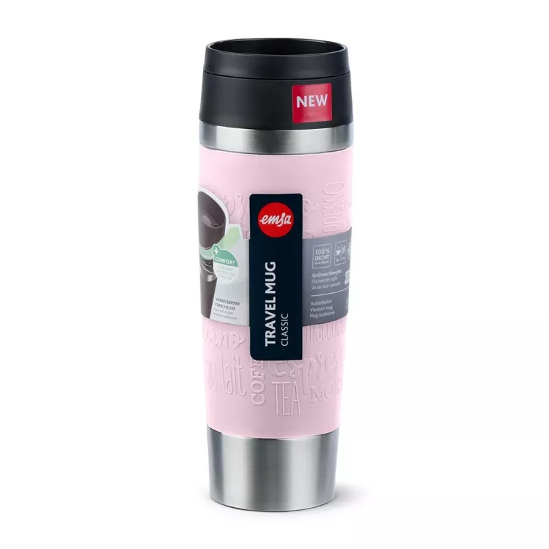 EMSA Travel Mug Classic Grande 500 ml roosa, roostevaba teras