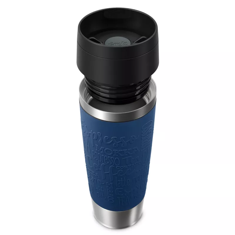 EMSA Travel Mug Classic N2022100 reisikruus 500 ml Must, Sinine, Roostevaba teras Roostevaba teras