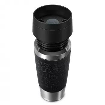 EMSA Travel Mug Classic N2020200 reisikruus 360 ml Must, Roostevaba teras Roostevaba teras
