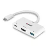 Lindy USB 3.2 USB-C HDMI-muundur koos USB Type-A pordi ja toiteedastusega