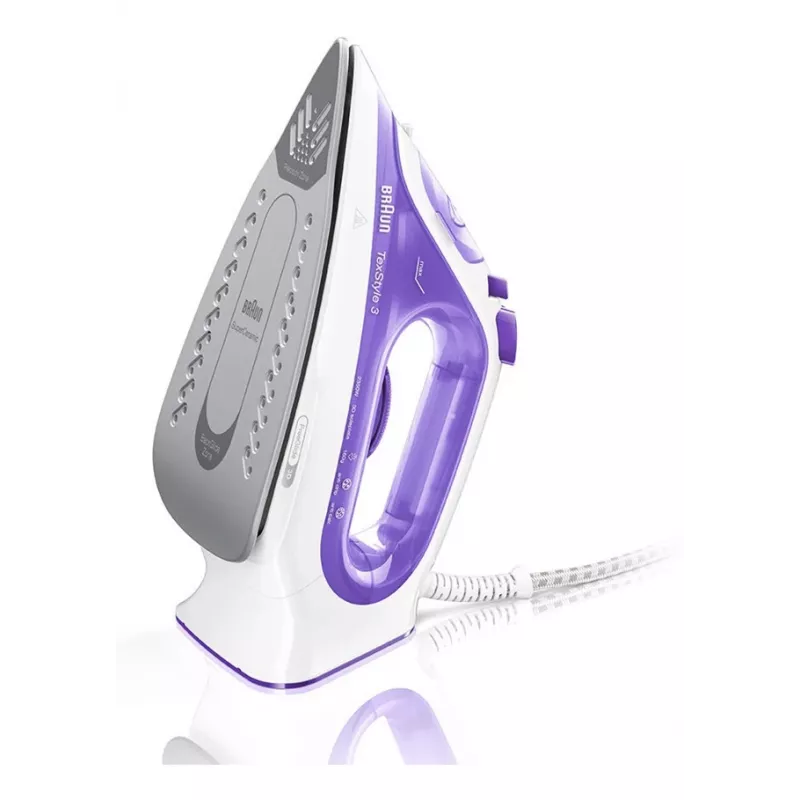 Braun TexStyle 3 SI3042VI aurutriikraud keraamilise tallaga 2350 W lilla, hõbedane, valge