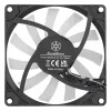 Ventilaator Silverstone Air Slimmer 90 ARGB 9,2 cm Must 500–2500 RPM