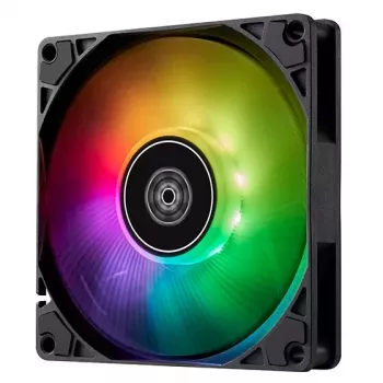 Ventilaator Silverstone Air Slimmer 90 ARGB 9,2 cm Must 500–2500 RPM