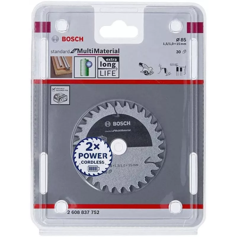 Bosch 2608837752 ketassaeleht 8,5 cm 1 tk
