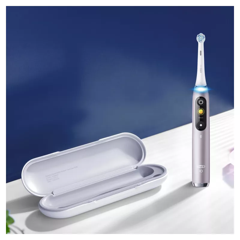 Oral-B iO Series 9n täiskasvanute pöörlev-võnkuv hambahari Roosa