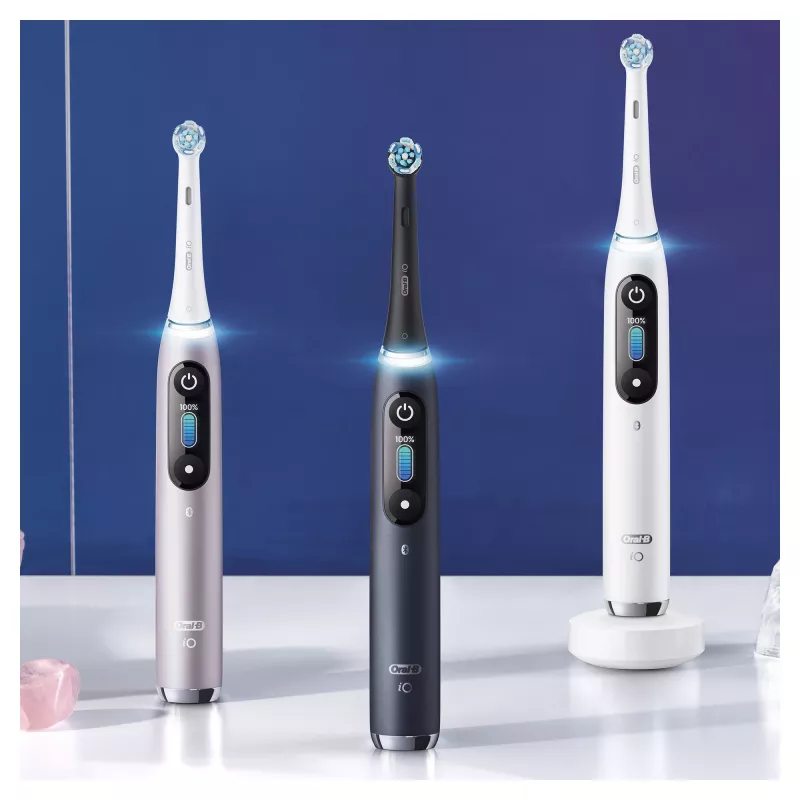 Oral-B iO Series 9n täiskasvanute pöörlev-võnkuv hambahari Roosa