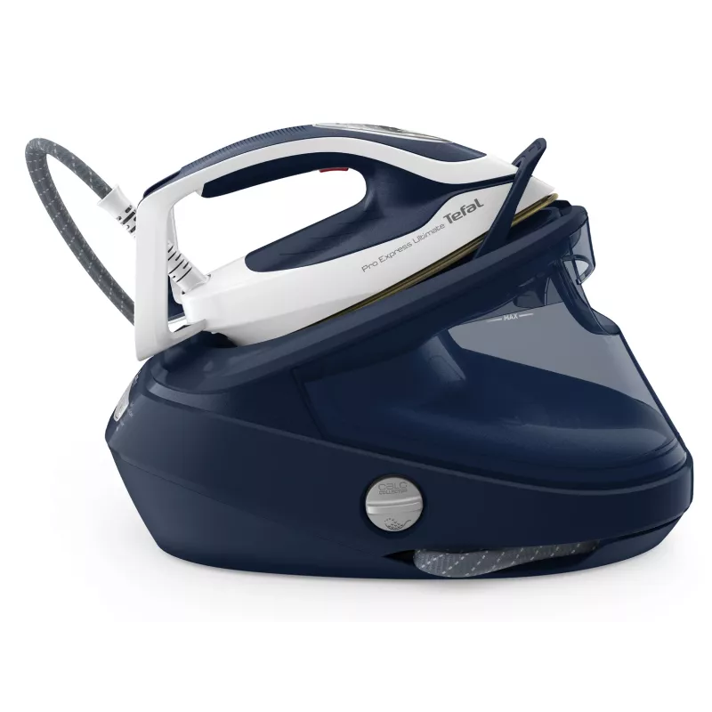 Tefal Pro Express Ultimate II GV9720 1.2 L Durilium Airglide Autoclean Ultra Thin soleplate Blue, Valge
