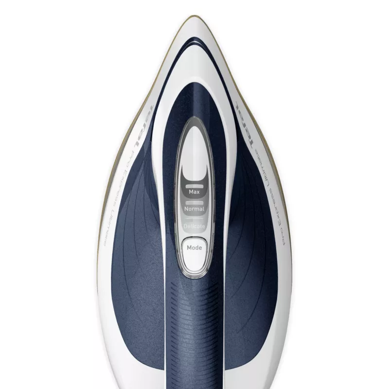 Tefal Pro Express Ultimate II GV9720 1.2 L Durilium Airglide Autoclean Ultra Thin soleplate Blue, Valge