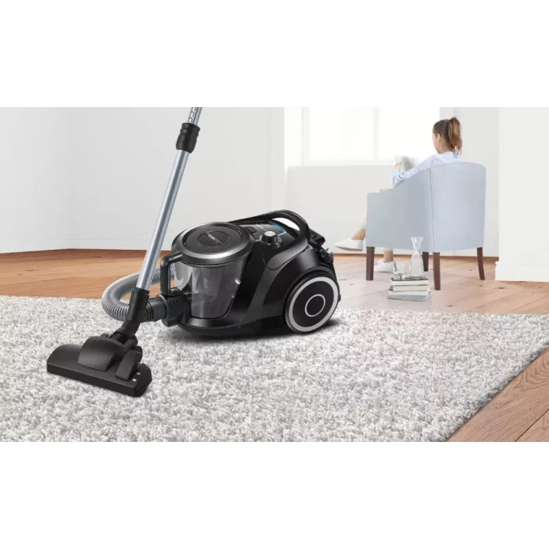 Bosch Serie 6 BGC41XSIL tolmuimeja 2,4 L silindertolmuimeja kuiv 700 W kotivaba