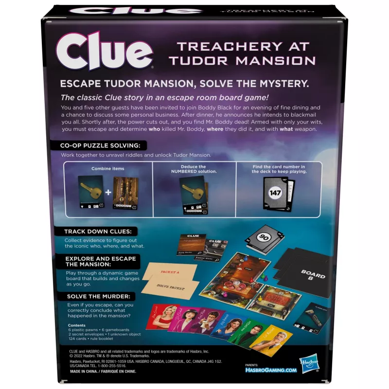 Cluedo Escape lauamäng Detektiiv