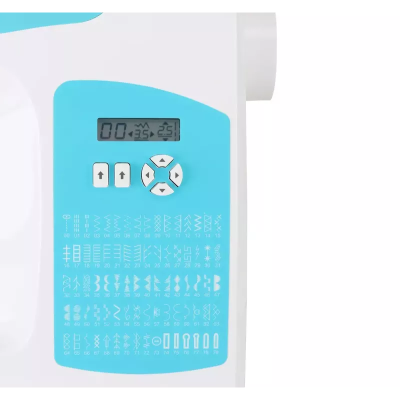 SINGER C5205-TQ automaatne elektriline õmblusmasin — elektriline, 1-sammuline nööpauk, vabaõlg, puute-/nuppjuhtimine