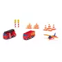 Siku kinkekomplekt Feuerwehr, tuletõrjeauto, 3 a, metall, plastik, must, oranž, punane, valge
