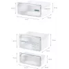 Siemens iQ100 KI87VNSE0 külmik-sügavkülmik sisseehitatav 270 L valge