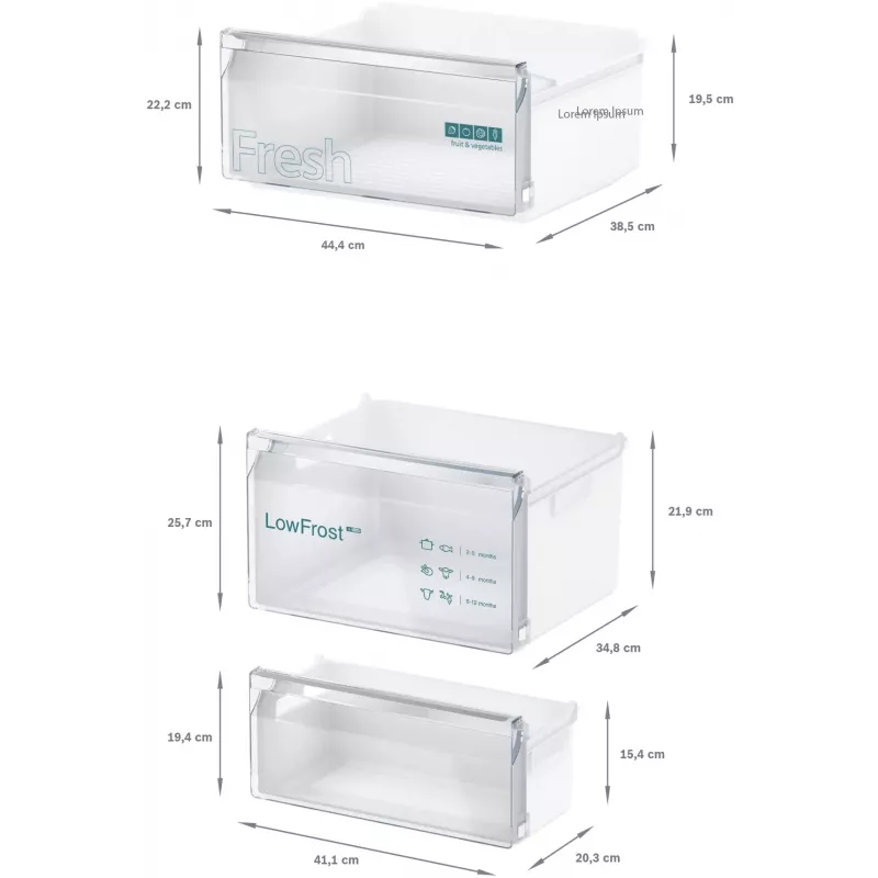 Siemens iQ100 KI87VNSE0 külmik-sügavkülmik sisseehitatav 270 L valge