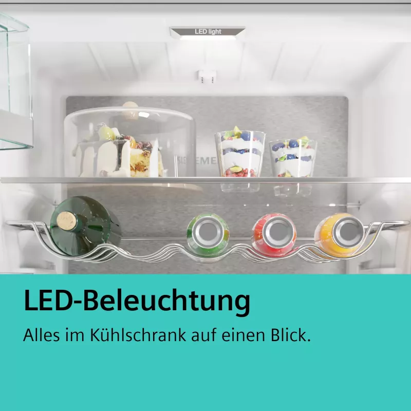 Siemens iQ100 KI87VNSE0 külmik-sügavkülmik sisseehitatav 270 L valge