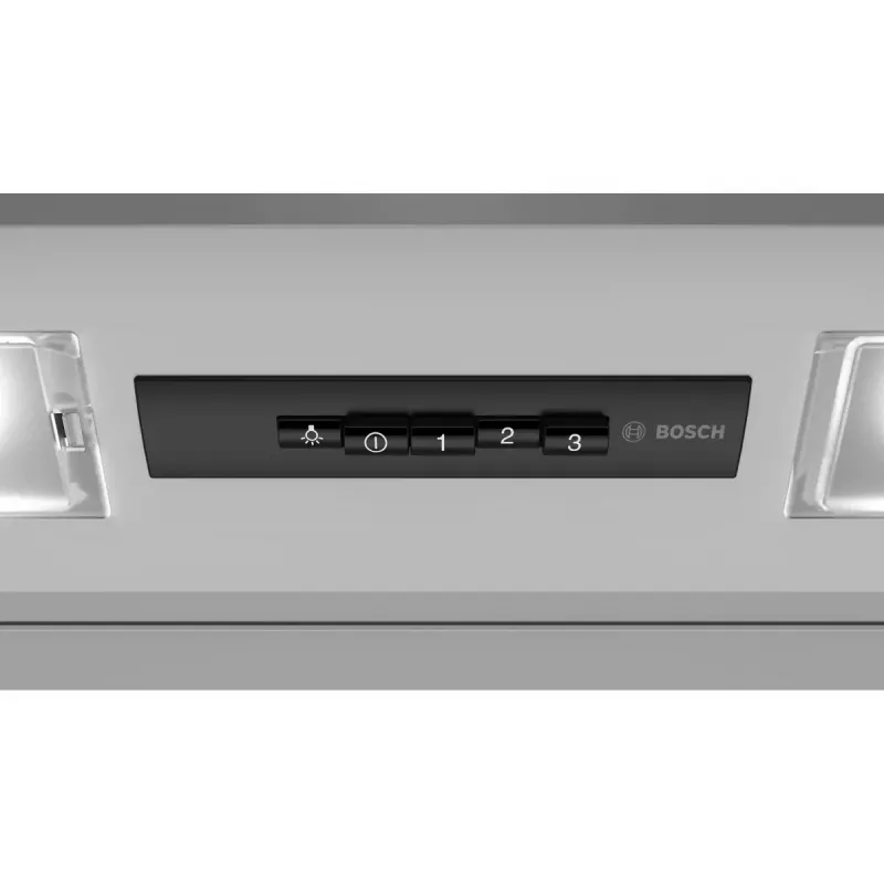 Semi built-in cooker hood Bosch Serie 2 DEM63AC00, Aluminium filter, Noise level: E