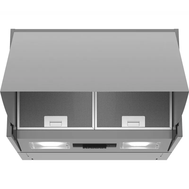 Semi built-in cooker hood Bosch Serie 2 DEM63AC00, Aluminium filter, Noise level: E