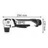 Täisnurkne puur Bosch 0601390909, võtmeta, 12V, 1,2 kg