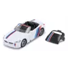 Siku sportauto mudel BMW Z4 M40i, kokkupandud 1:50 mõõtkavas, L 40 mm × W 87 mm × H 29 mm