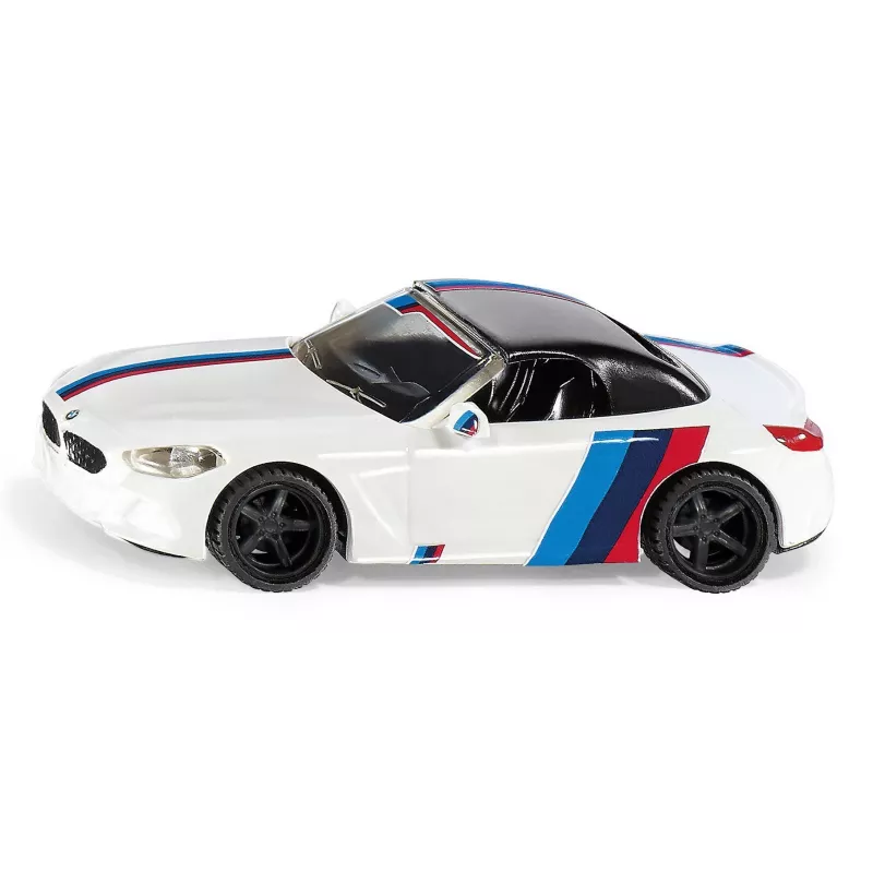 Siku sportauto mudel BMW Z4 M40i, kokkupandud 1:50 mõõtkavas, L 40 mm × W 87 mm × H 29 mm