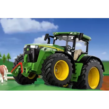 Traktor Siku John Deere 8R 370 Must Roheline Kollane