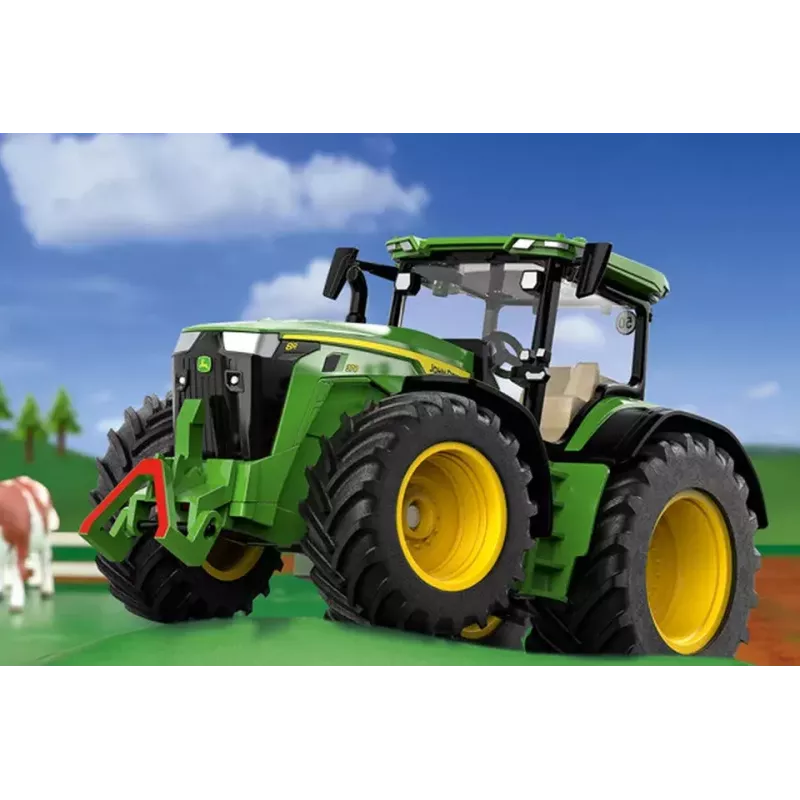 Traktor Siku John Deere 8R 370 Must Roheline Kollane
