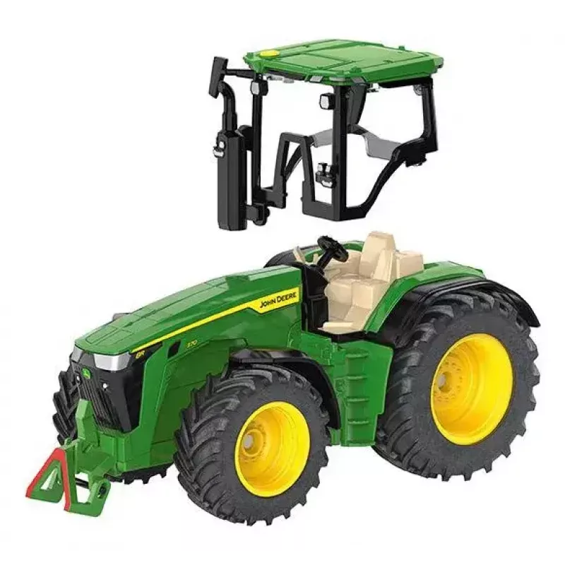 Traktor Siku John Deere 8R 370 Must Roheline Kollane