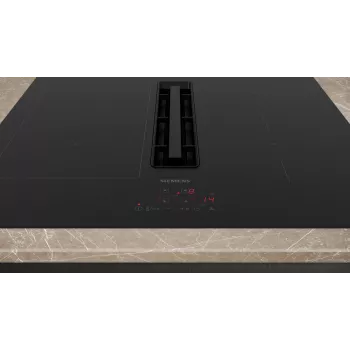 Siemens iQ300 ED611BS16E pliit Must Sisseehitatav 60 cm Tsooninduktsioonpliit 4 tsooni Sisseehitatud õhupuhasti