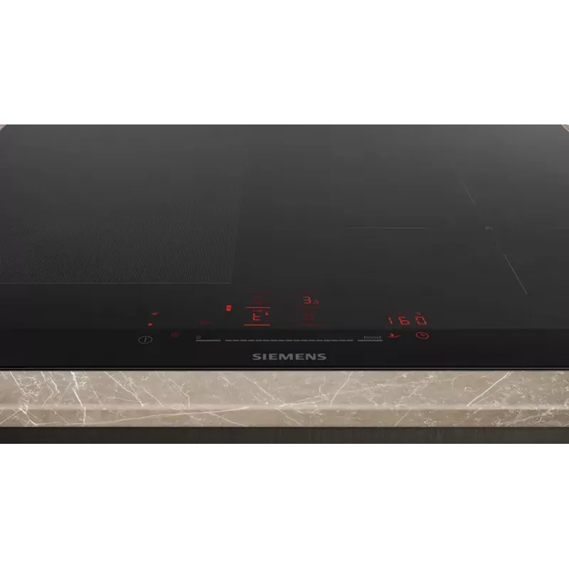Siemens iQ700 EX675HEC1E pliit Must Sisseehitatud 60 cm Tsoon-induktsioonpliit 4 tsooni