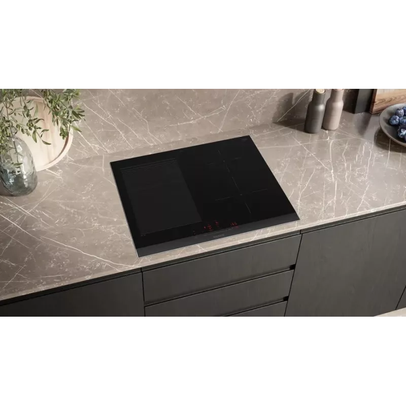 Siemens iQ700 EX675HEC1E pliit Must Sisseehitatud 60 cm Tsoon-induktsioonpliit 4 tsooni