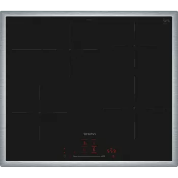 Siemens iQ300 EH645HFB1E pliit Must sisseehitatav 60 cm tsooni induktsioonpliit 4 tsooni