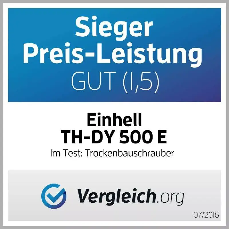 Elektrooniline kipsplaadikruvikeeraja Einhell TH-DY 500 E