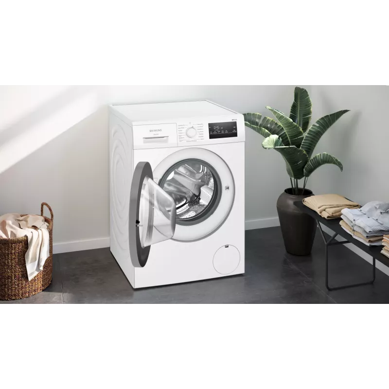 Siemens iQ300 WM14N127 pesumasin eestlaetav 8 kg 1400 p/min Valge