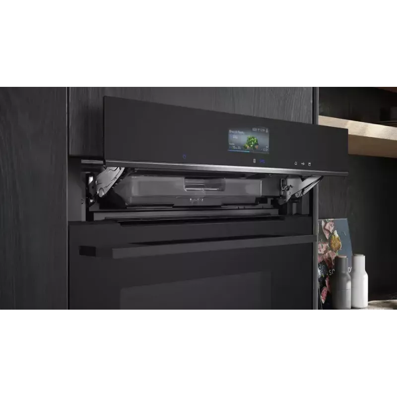 Siemens HS736G3B1 ahi 71 L Must, Roostevaba teras