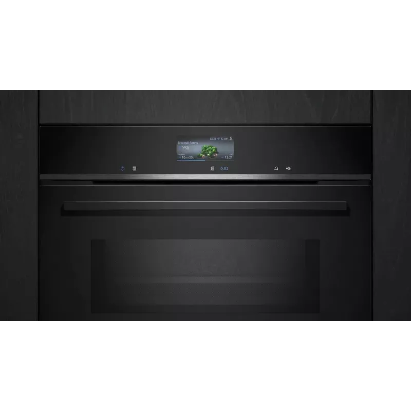 Siemens iQ700 CM776GKB1 ahi 45 L 900 W Must, Roostevaba teras