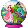 3D puslepall Ravensburger Disney printsess – 72 tükki, sfääriline puslemudel