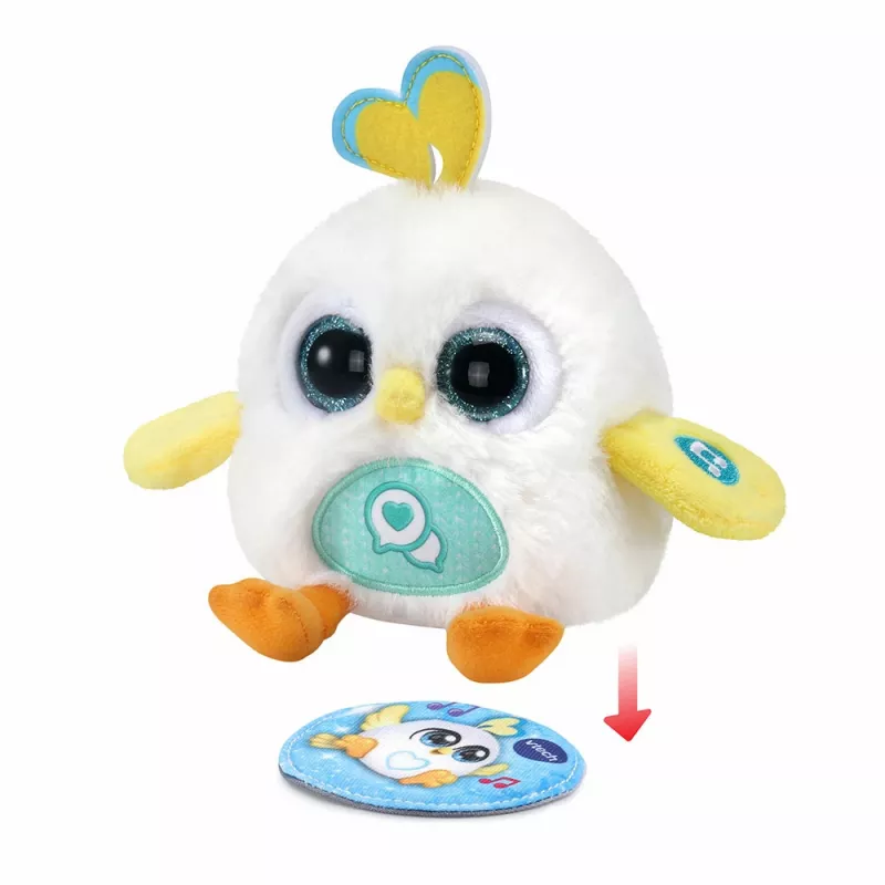 Pehme mänguasi VTech Lolibirds Oscar — interaktiivne plüüslind helide ja valgusfunktsioonidega