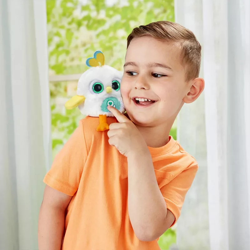 Pehme mänguasi VTech Lolibirds Oscar — interaktiivne plüüslind helide ja valgusfunktsioonidega